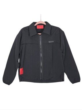Notes Red Label Black Techwear Utility Zip Windbreaker Jacket Streetwear Jacket